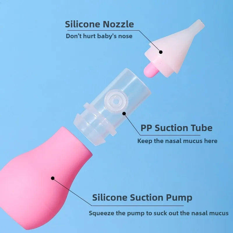 Baby Nose Relief - Silicone Nasal Aspirator for Baby